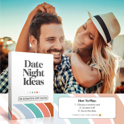 Date Night Creative Couple Game Card Scratch Card Game